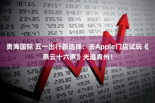 贵海国际 五一出行新选择：去Apple门店试玩《燕云十六声》光追青州！