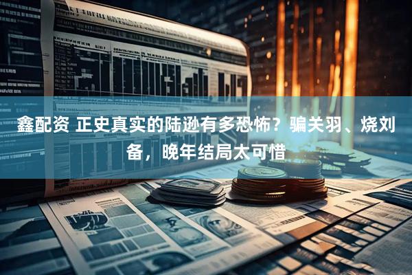 鑫配资 正史真实的陆逊有多恐怖？骗关羽、烧刘备，晚年结局太可惜