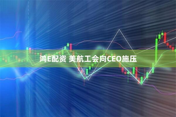 鸿E配资 美航工会向CEO施压
